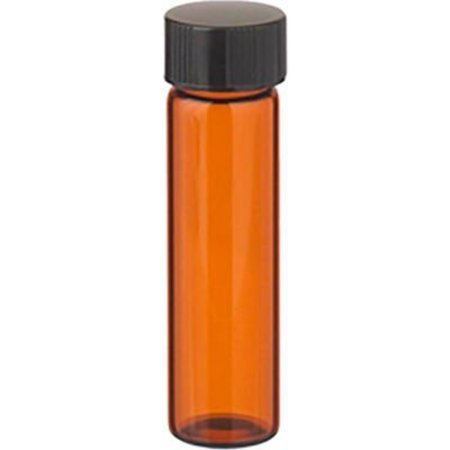 CP LAB SAFETY. Wheaton® 8ML Amber Vials in a box, PTFE /Rubber Liner, Case of 144 W224684